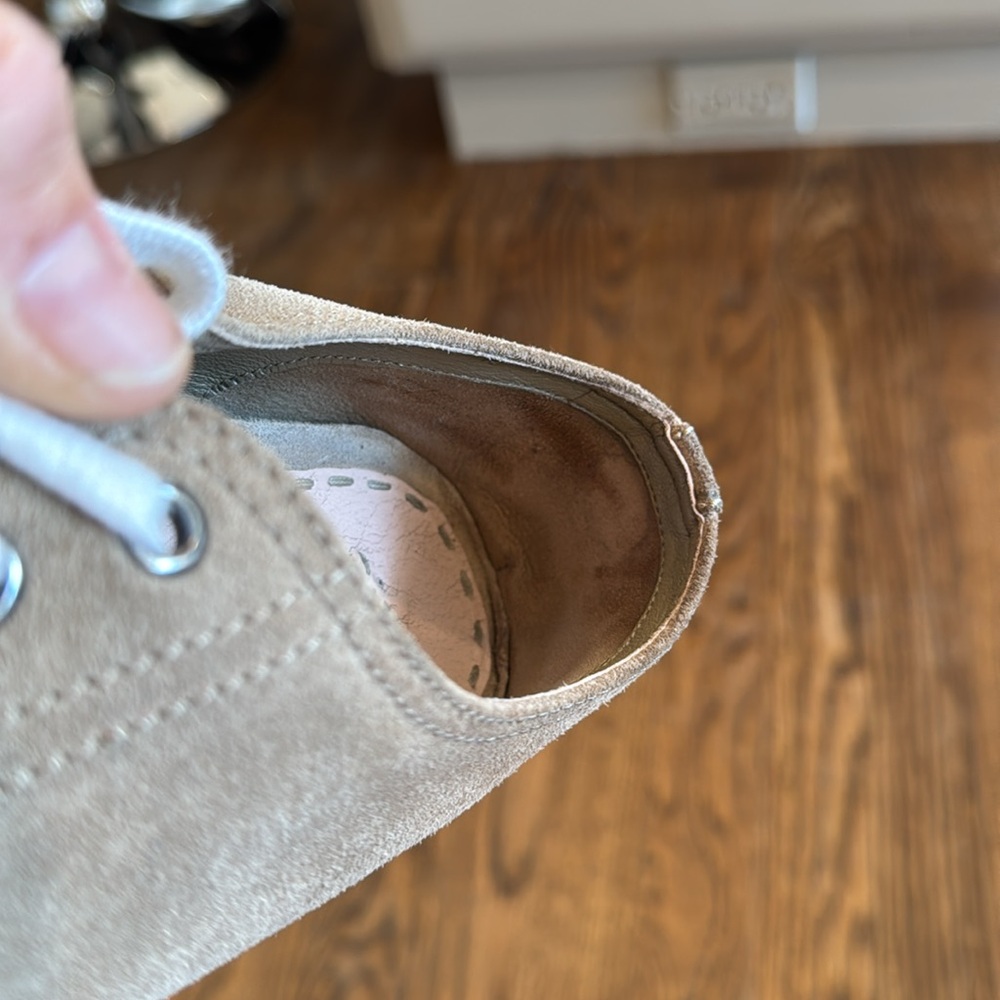 Miu Miu Deserto Suede Espadrille Platform Sneakers - Picture 11 of 16